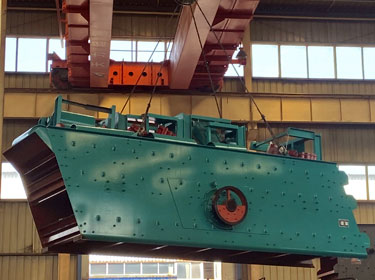 砂石料生產(chǎn)線配套設(shè)備顎破、振動(dòng)篩等設(shè)備發(fā)貨出口國(guó)外